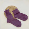Fuzzy Wool Crew Socks