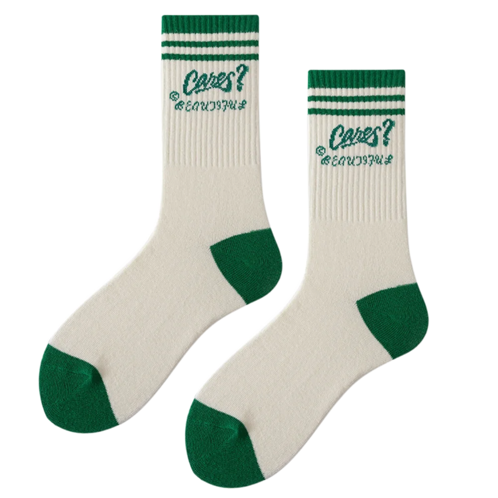 Harajuku Letter Crew Socks