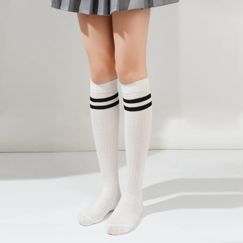 Japanese JK Striped Knee-High Socks
