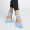 Five-Toe Pilates Grip Socks