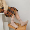 Fuzzy Wool Crew Socks