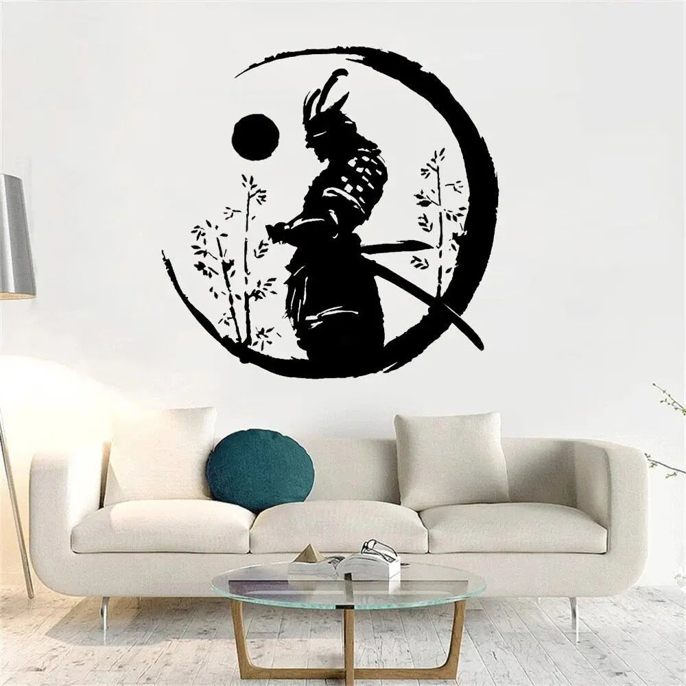 Japanese Samurai Wall Decal