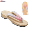 Yellow Japanese Geta Sandals