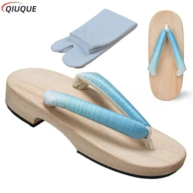 Yellow Japanese Geta Sandals