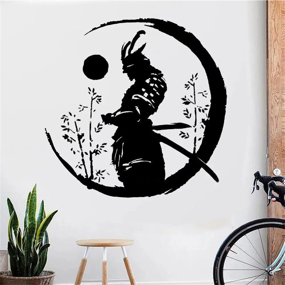Japanese Samurai Wall Decal