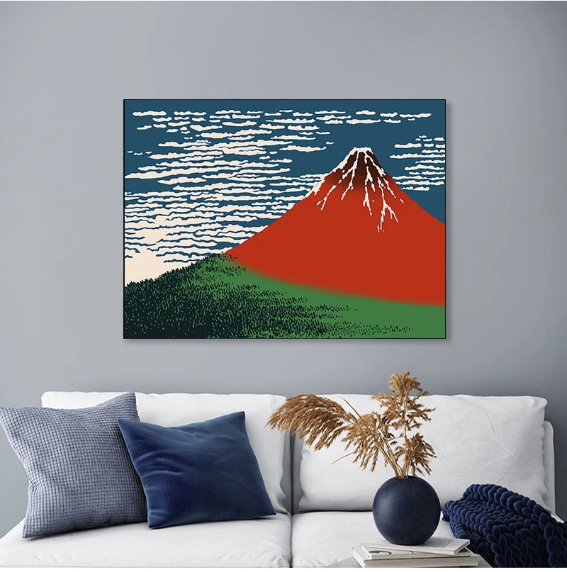 Japanese Mount Fuji Painting