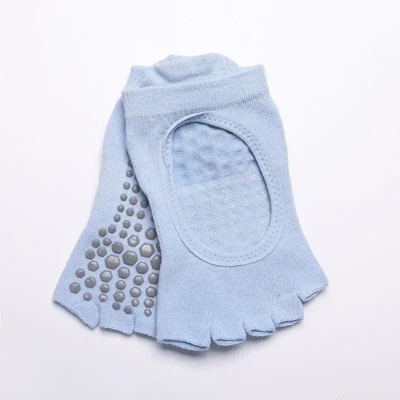 Five-Toe Pilates Grip Socks