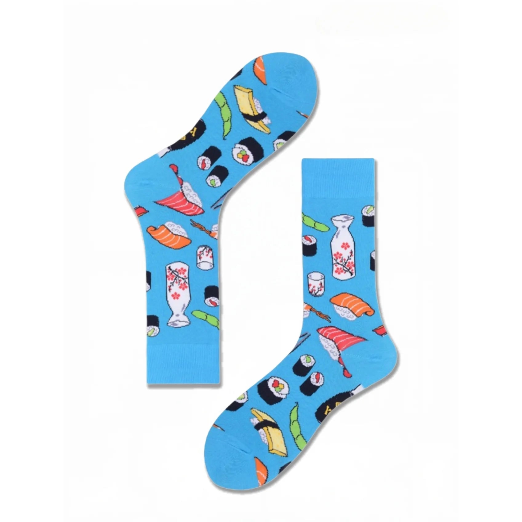 Sushi Print Crew Socks