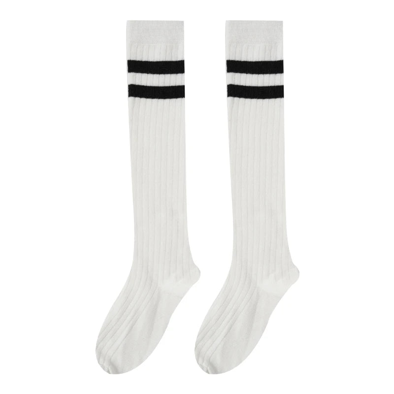 Japanese JK Striped Knee-High Socks