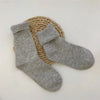 Fuzzy Wool Crew Socks