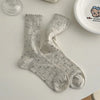 Japanese Polka Dot Crew Socks