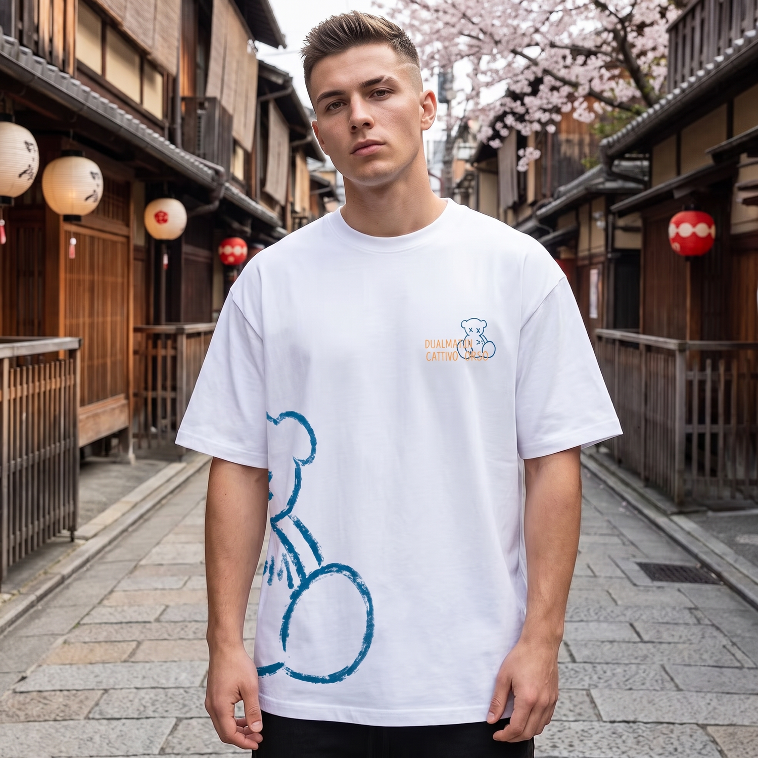 Japanese Harajuku Bear T-Shirt