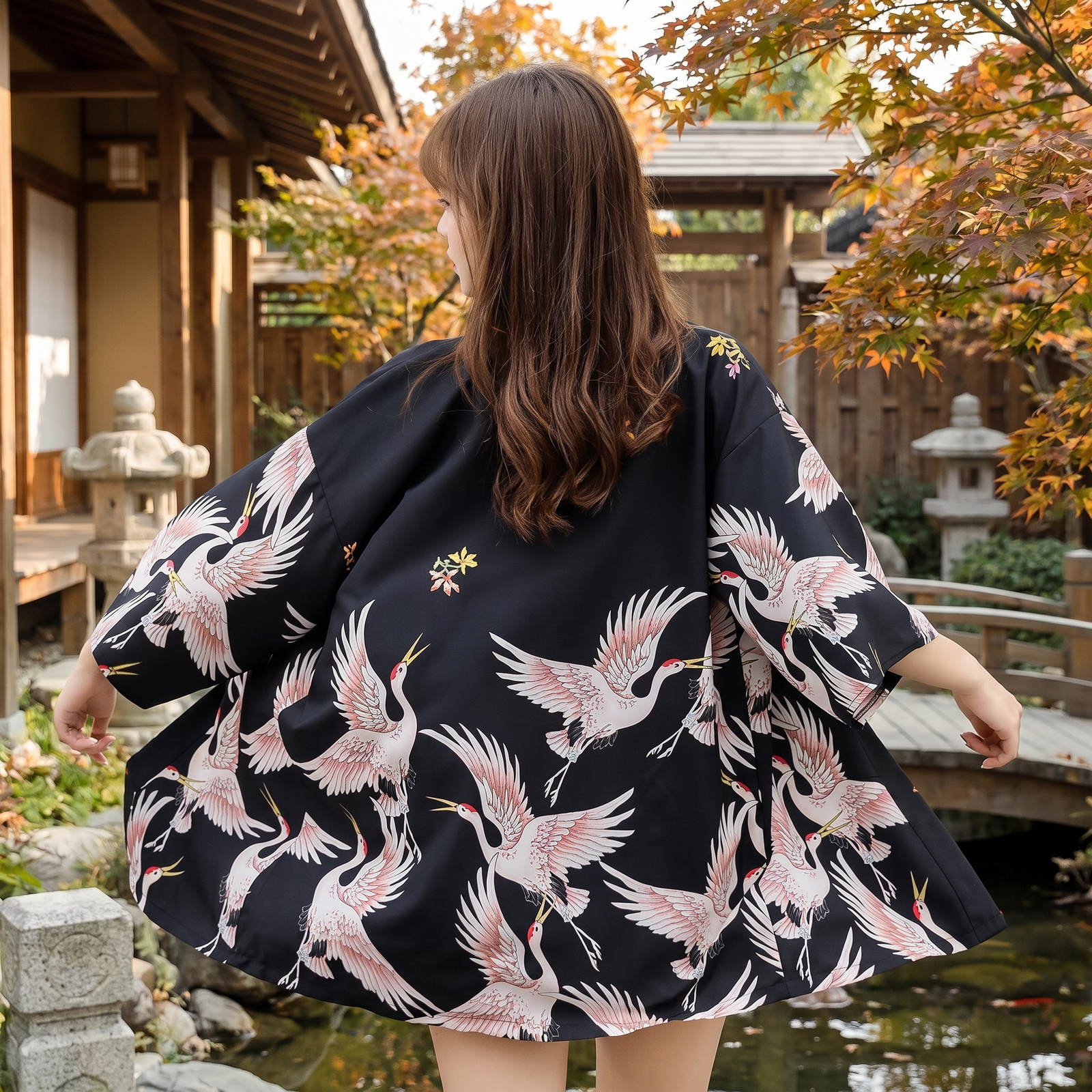 Crane Kimono Jacket