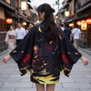 Dark Samurai Kimono