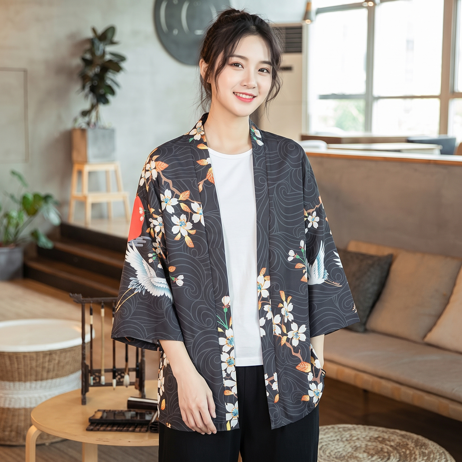 Traditional Design Kimono Jacket
