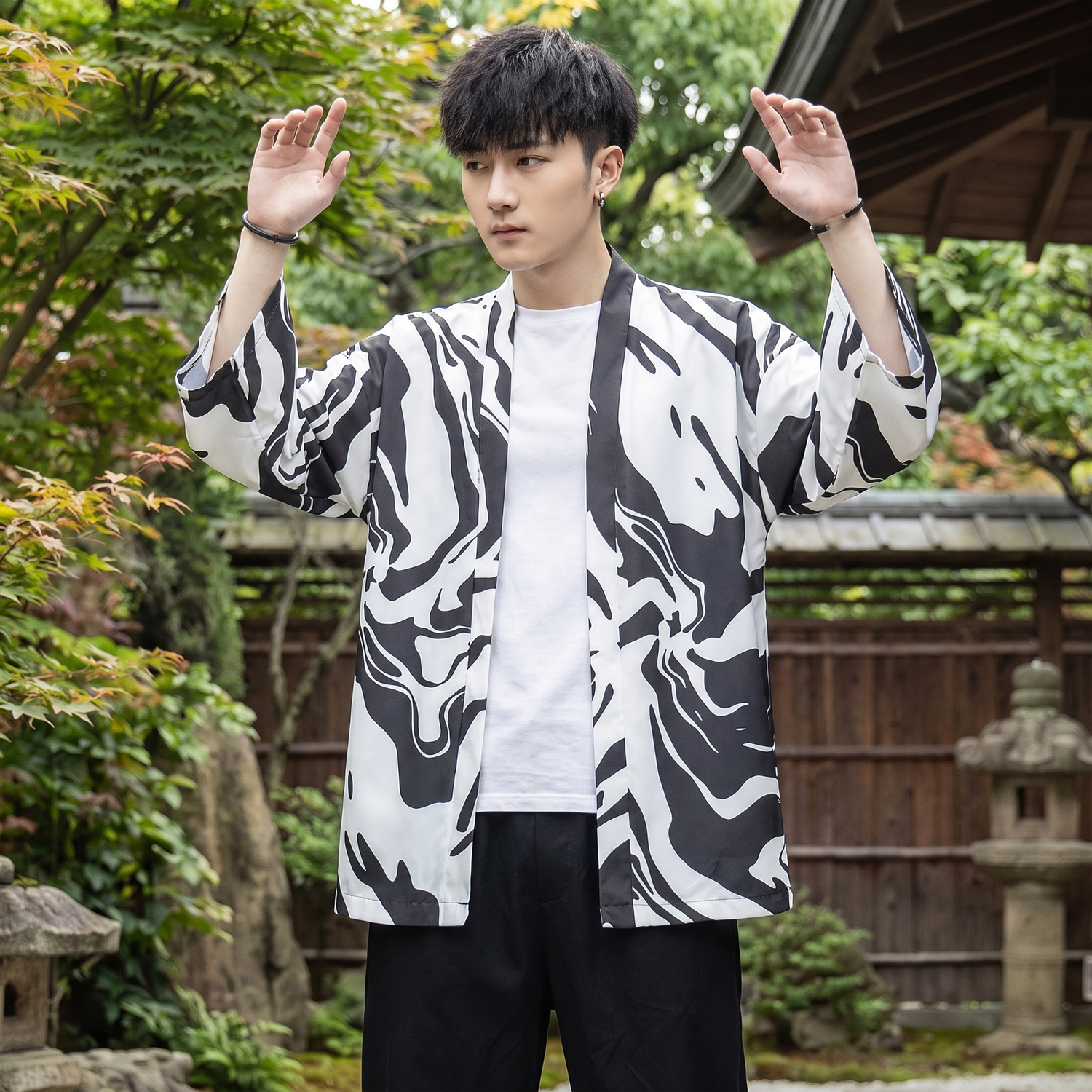 Japanese Abstract Kimono