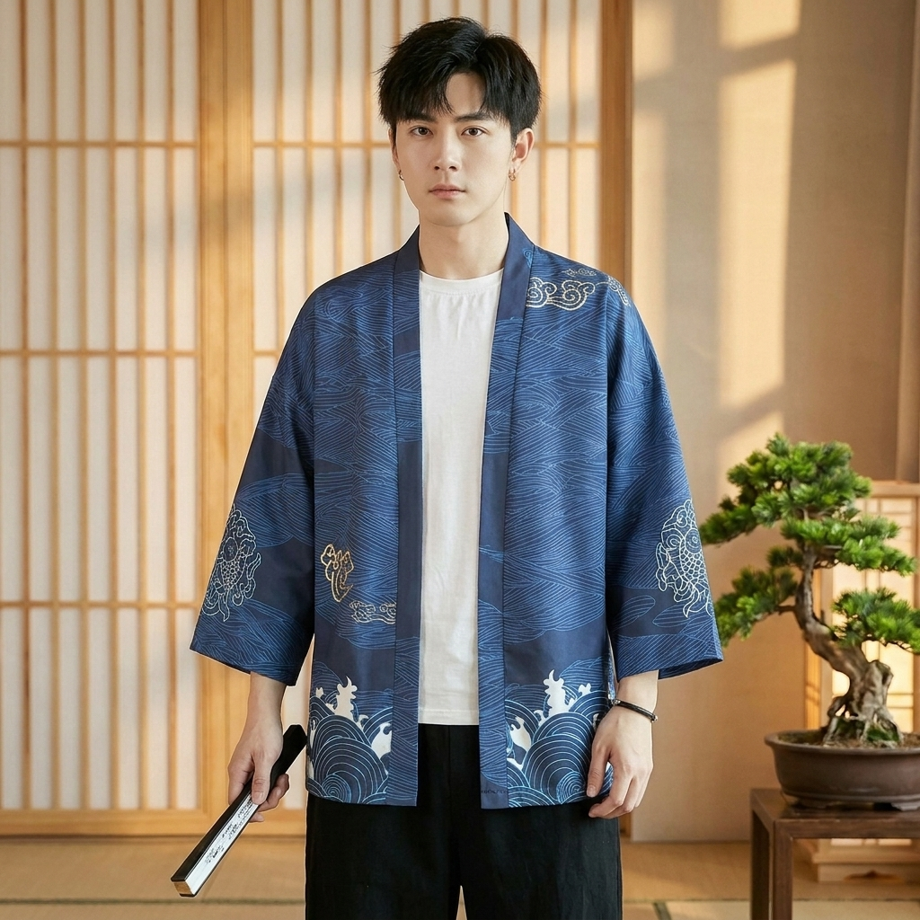 Japanese Kimono Jacket for Men