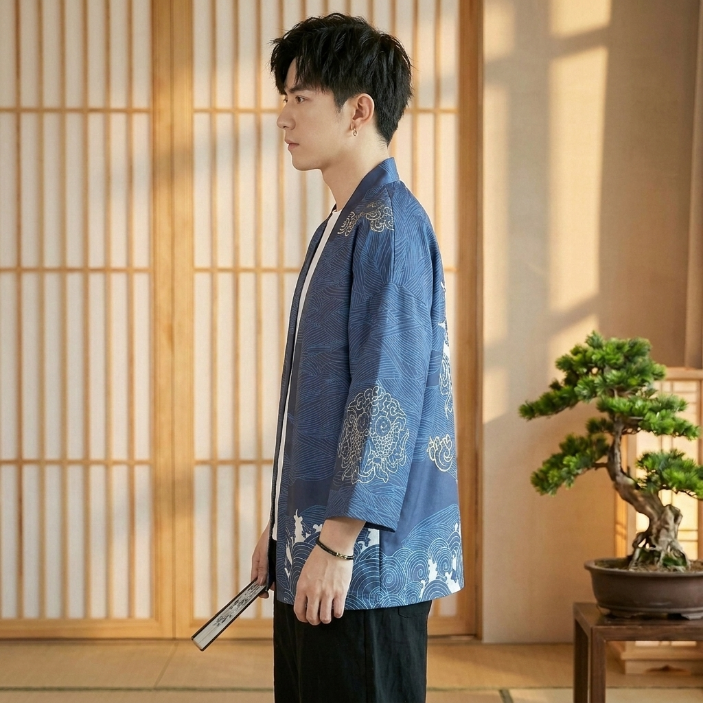 Japanese Kimono Jacket for Men