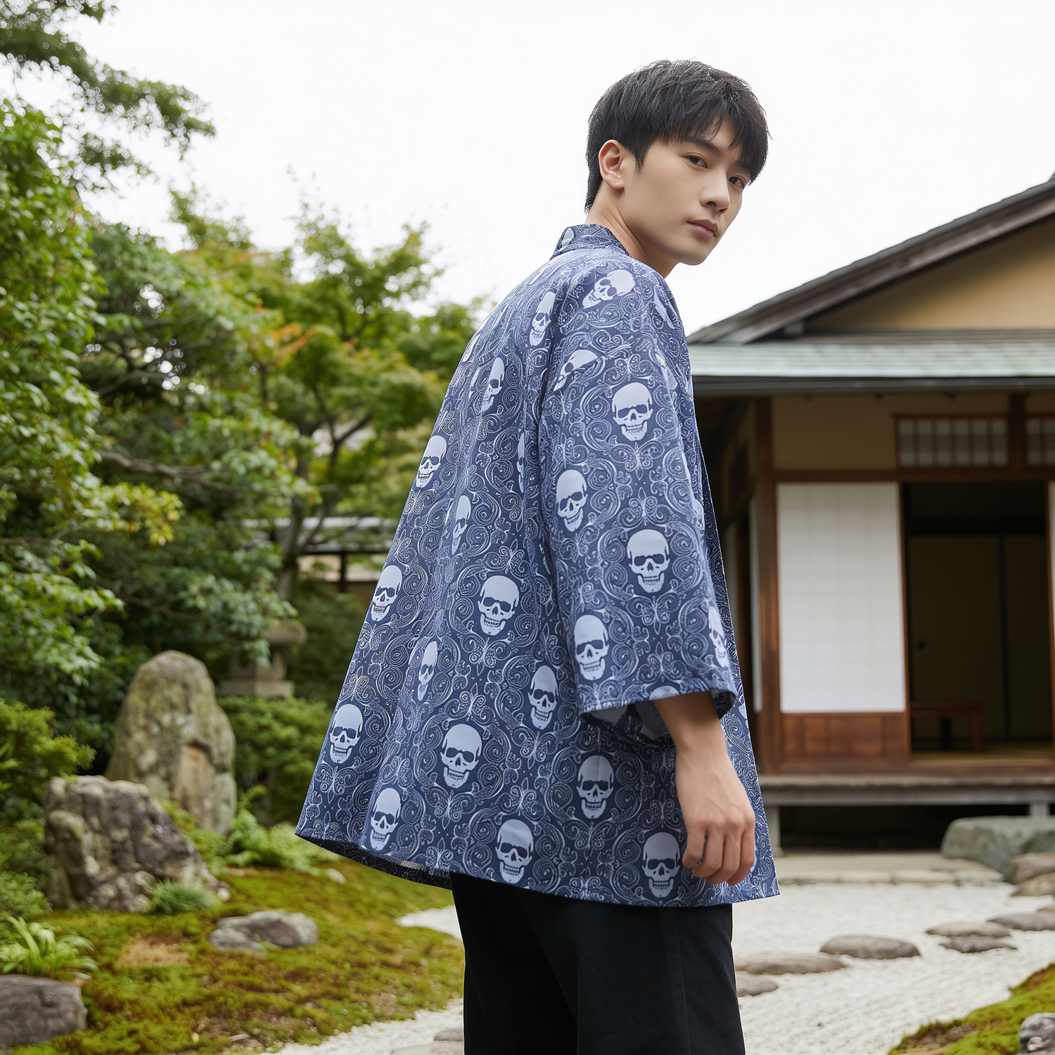 Skull Kimono Jacket