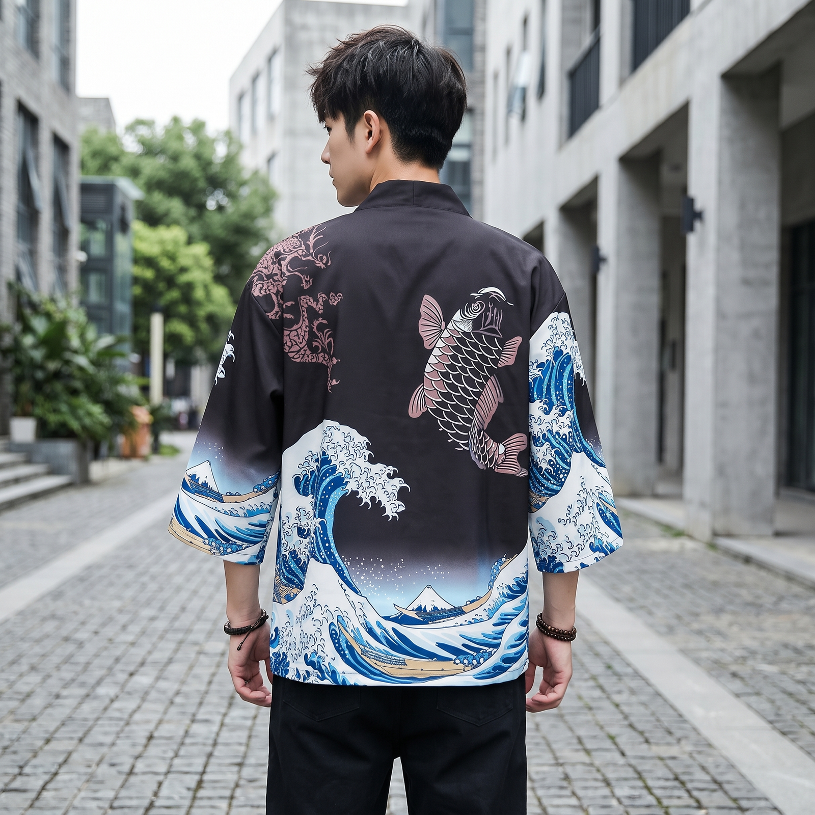 Kimono Jacket Unami Wave