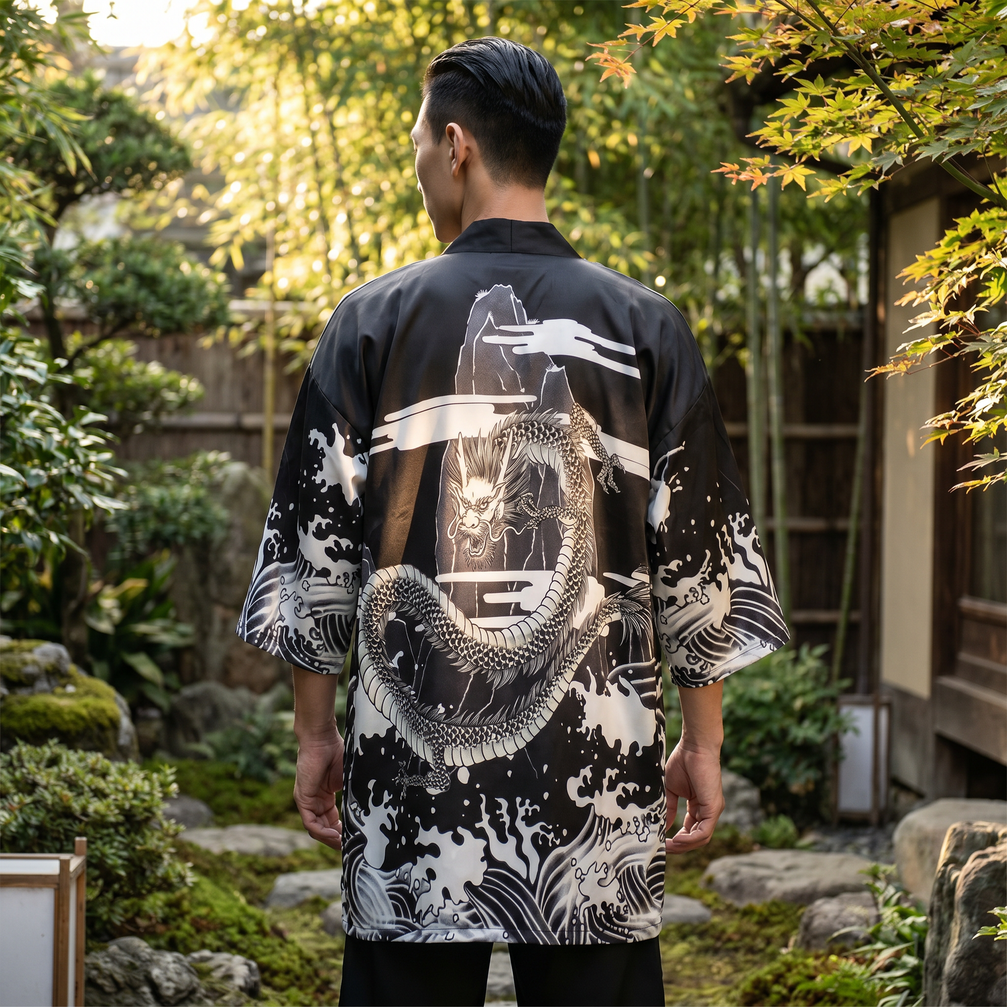 Men’s Japanese Haori Dragon Jacket