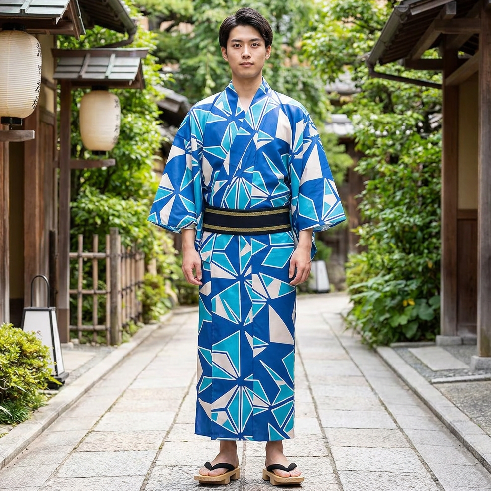 Men's Fashion </br> Men's Kimono à finir