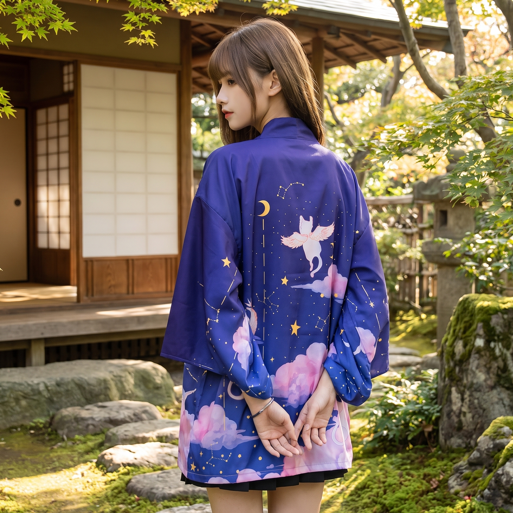 Cute Japanese Printed Kimono