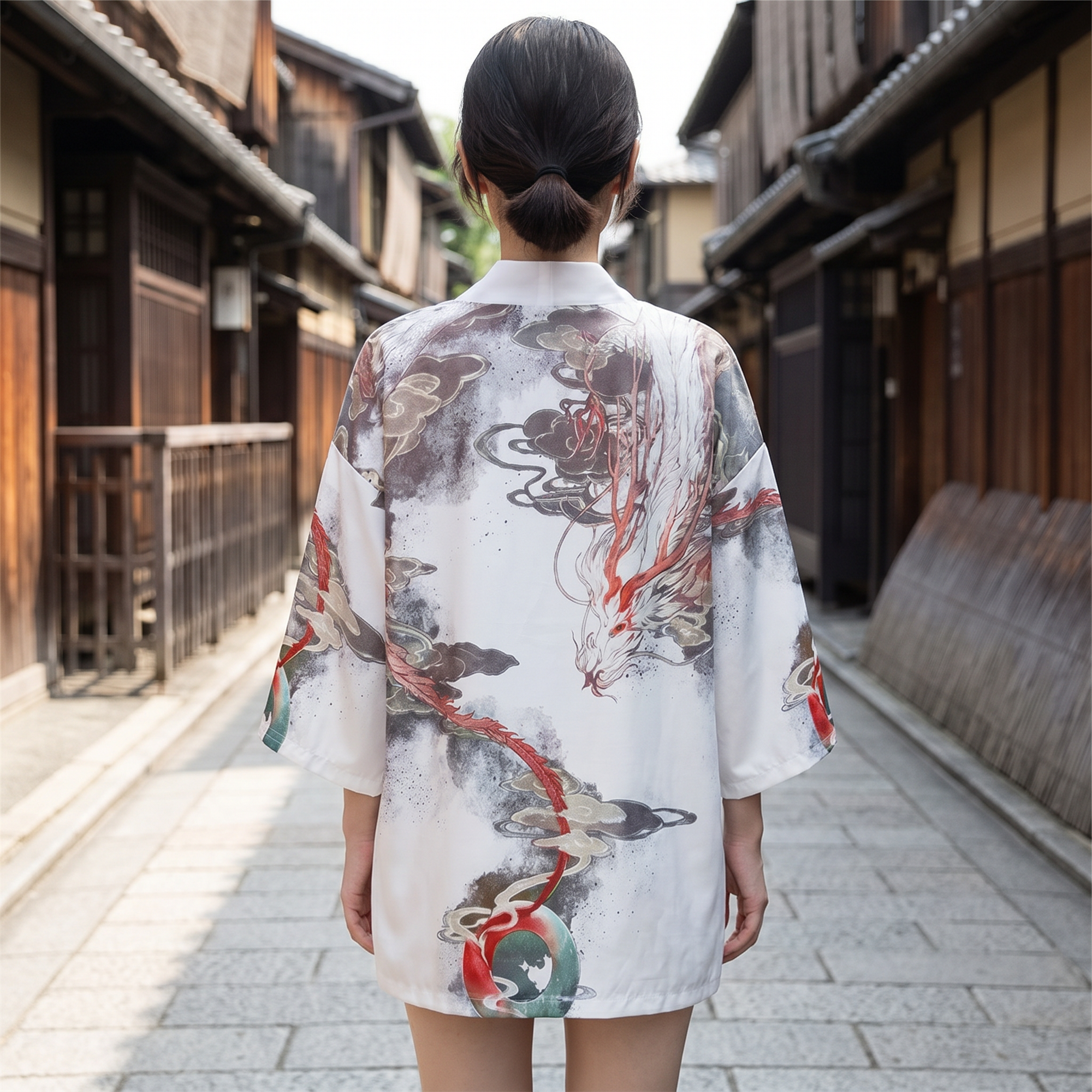 Japanese Kimono Dragon Pattern