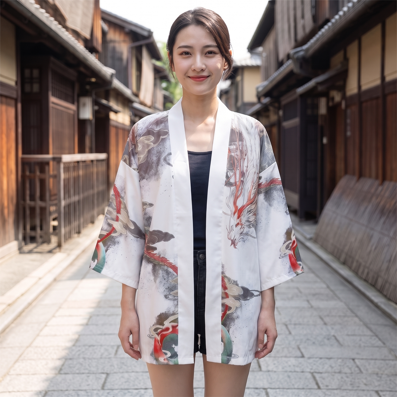Japanese Kimono Dragon Pattern