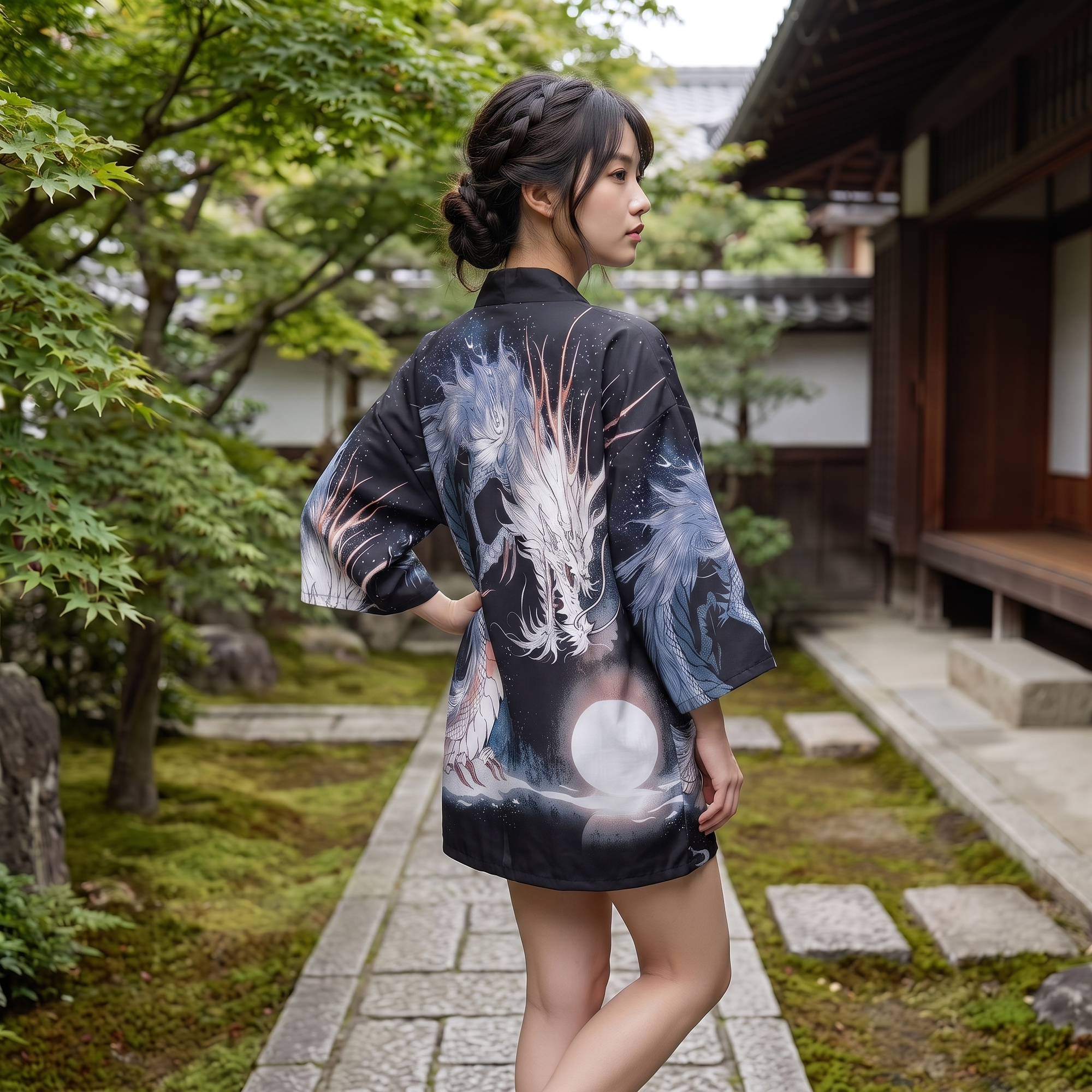 Japanese Kimono Jacket Dragon