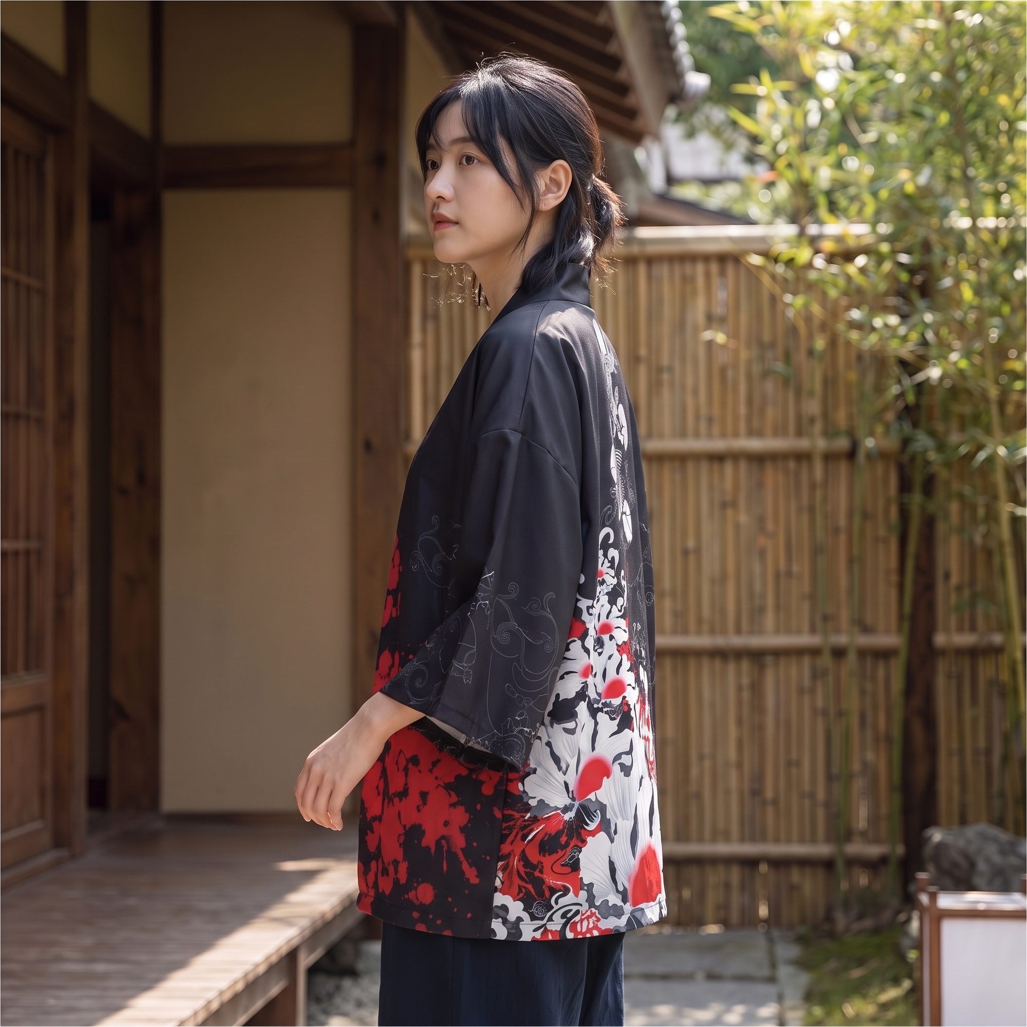 Floral Japanese Kimono