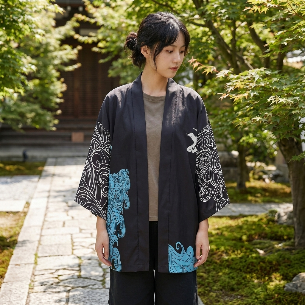 Traditional Japanese Samurai Kimono