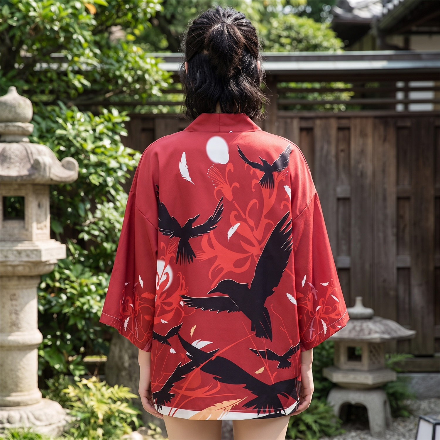 Red Kimono Jacket