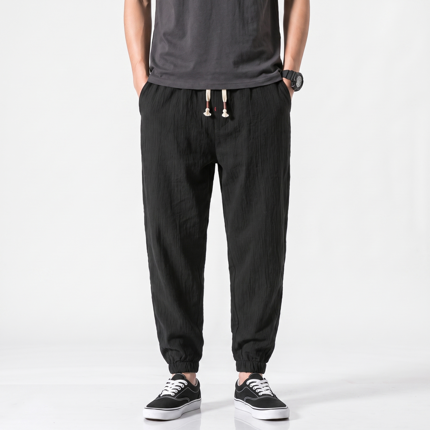 Japanese Linen Pants Mens