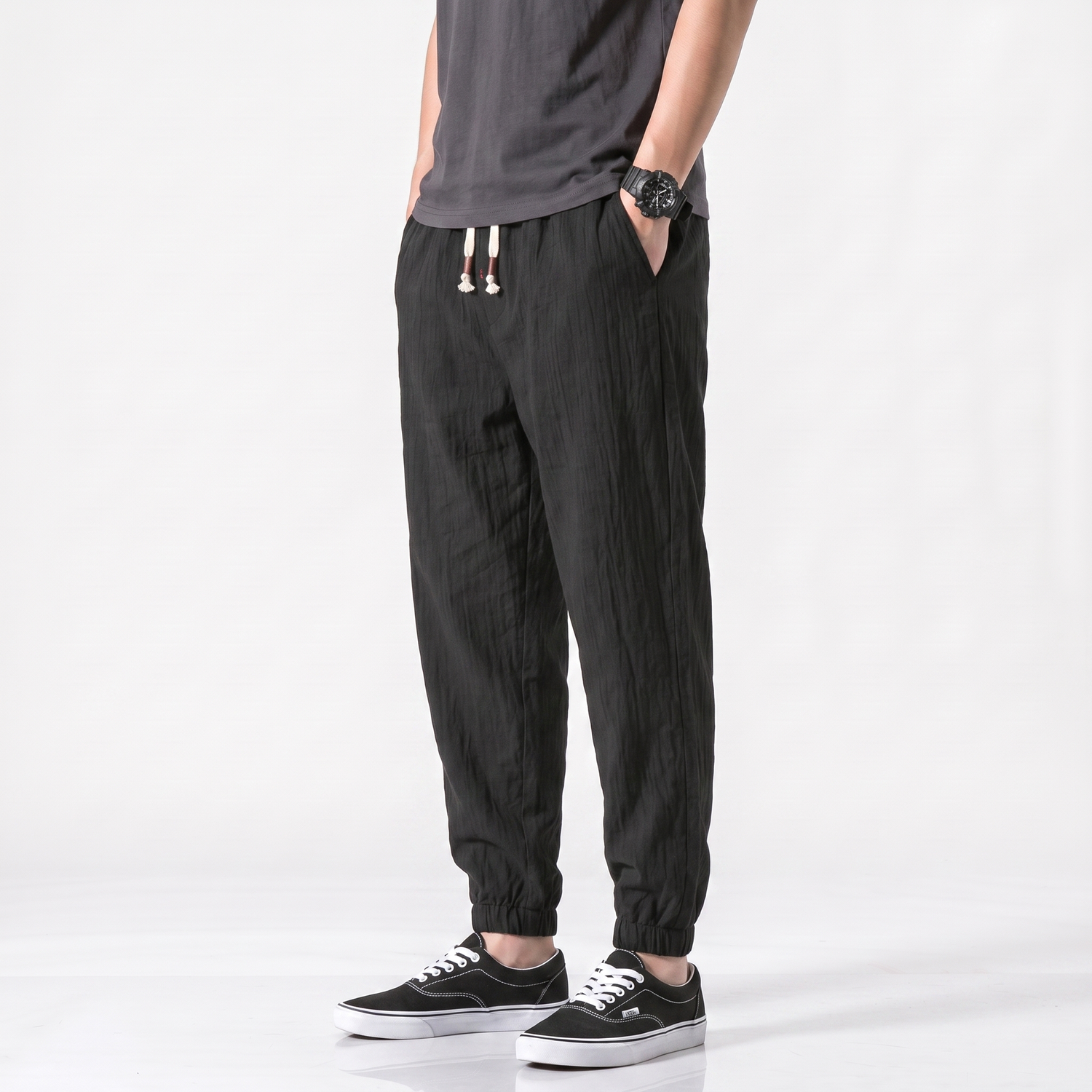 Japanese Linen Pants Mens