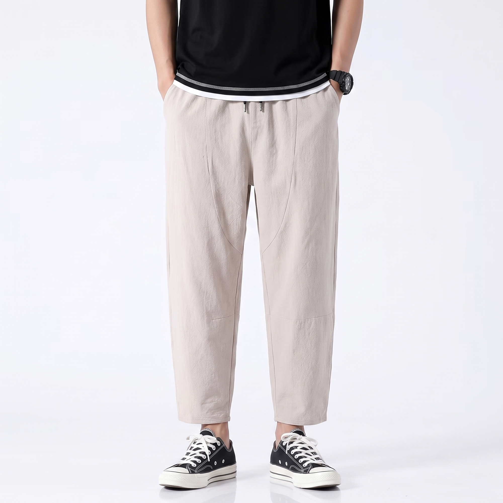 Japanese Cropped Pants