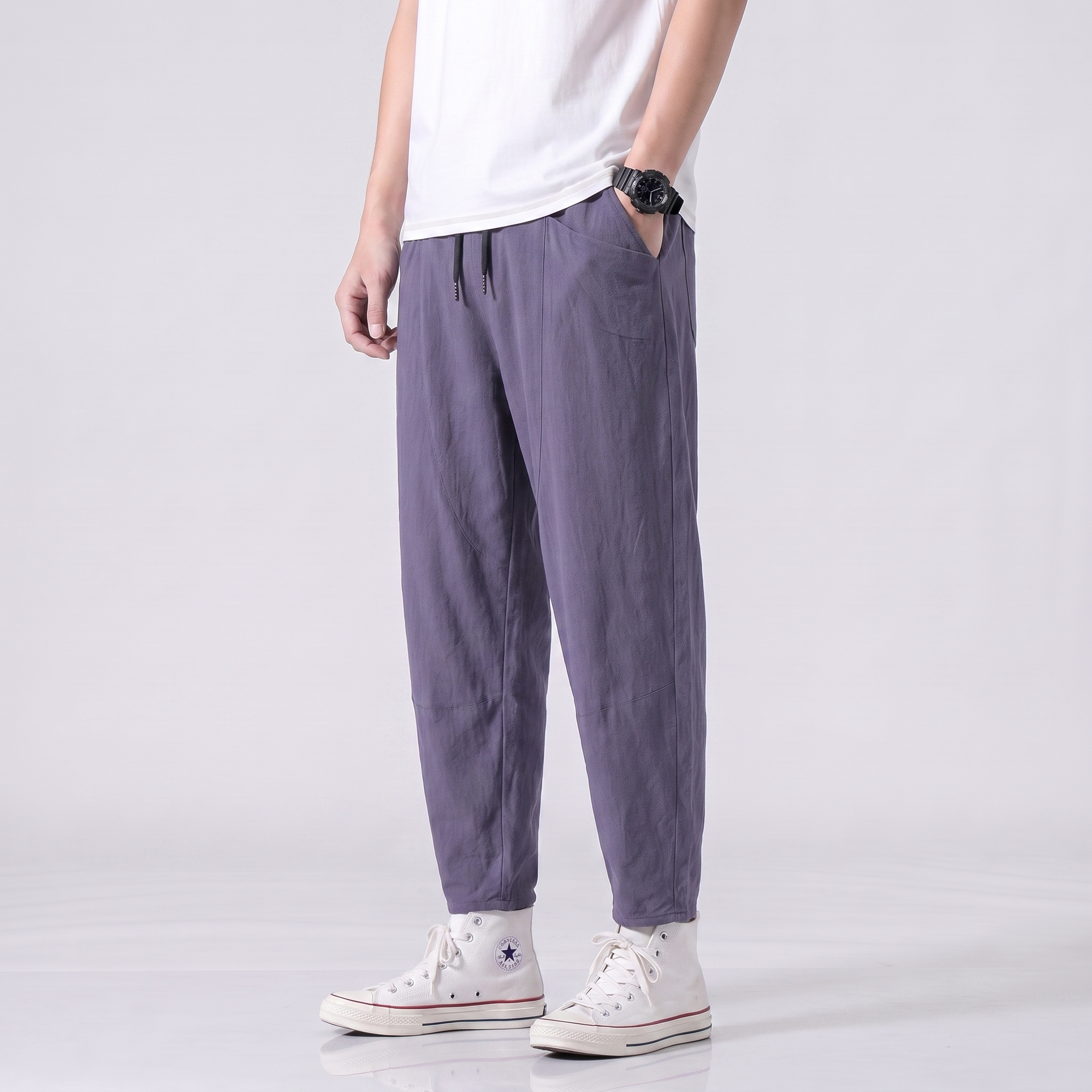 Japanese Cropped Pants