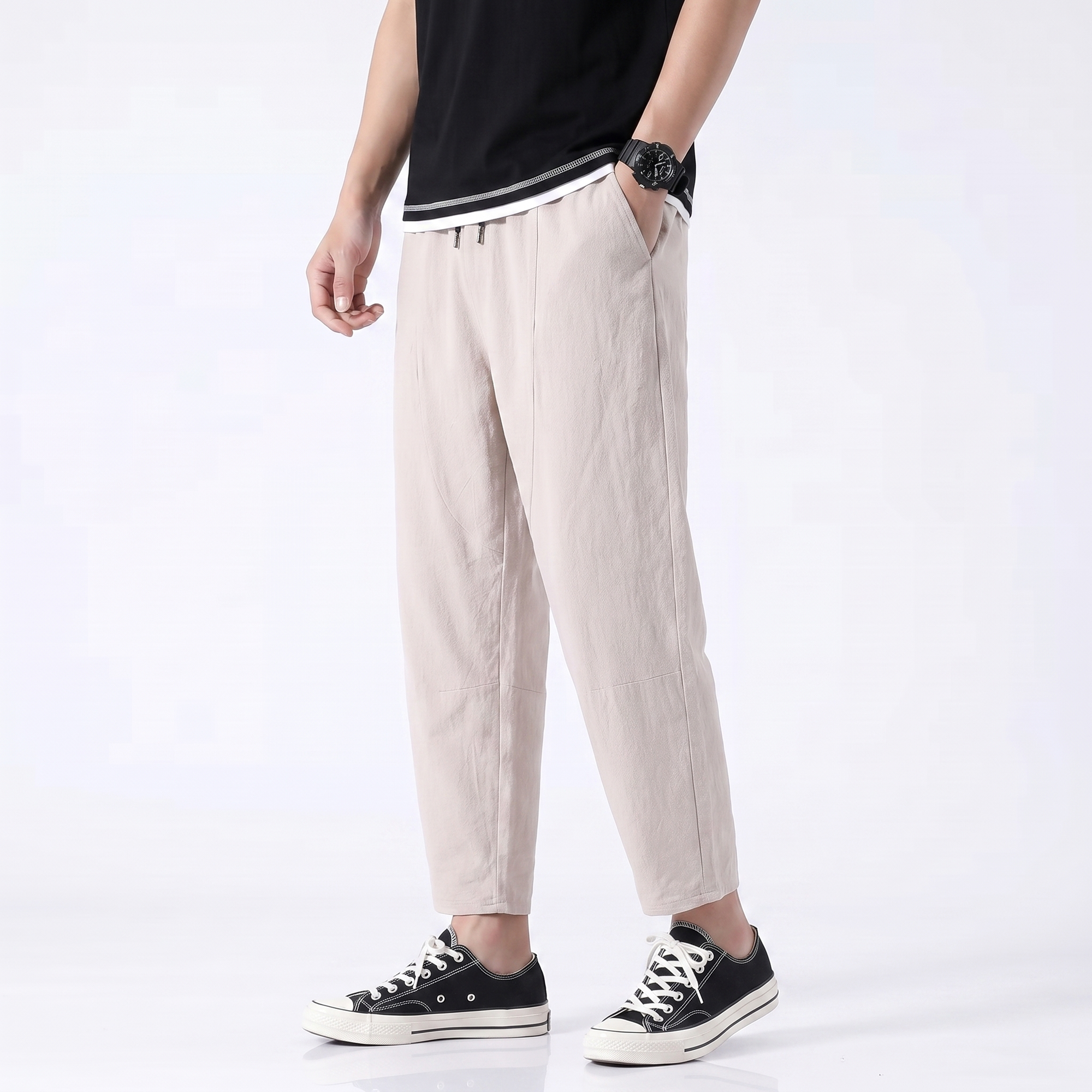 Japanese Cropped Pants