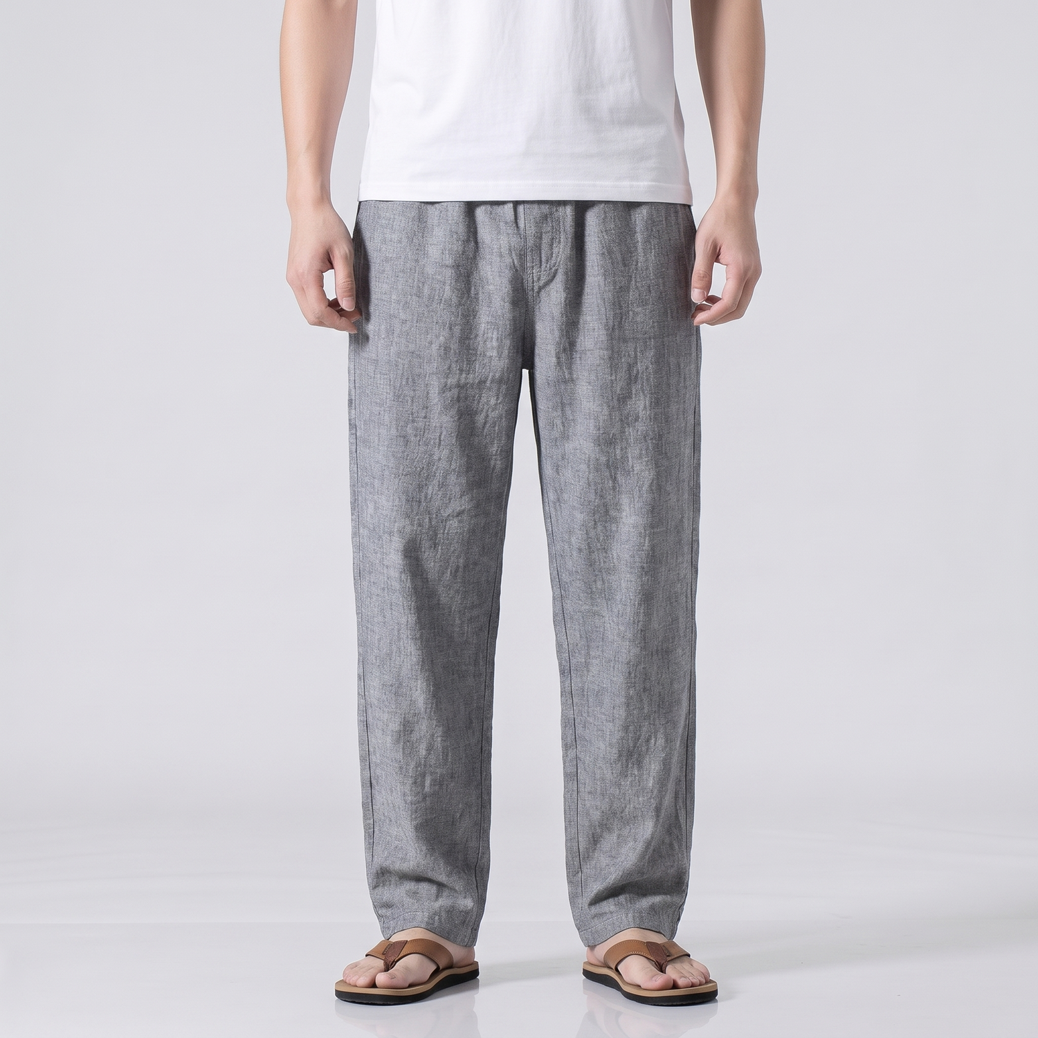 Loose Fit Japanese Pants Men