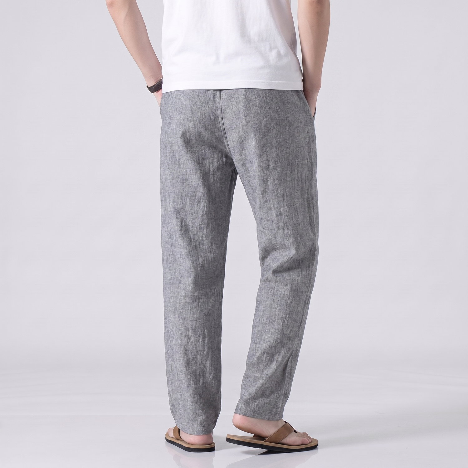 Loose Fit Japanese Pants Men