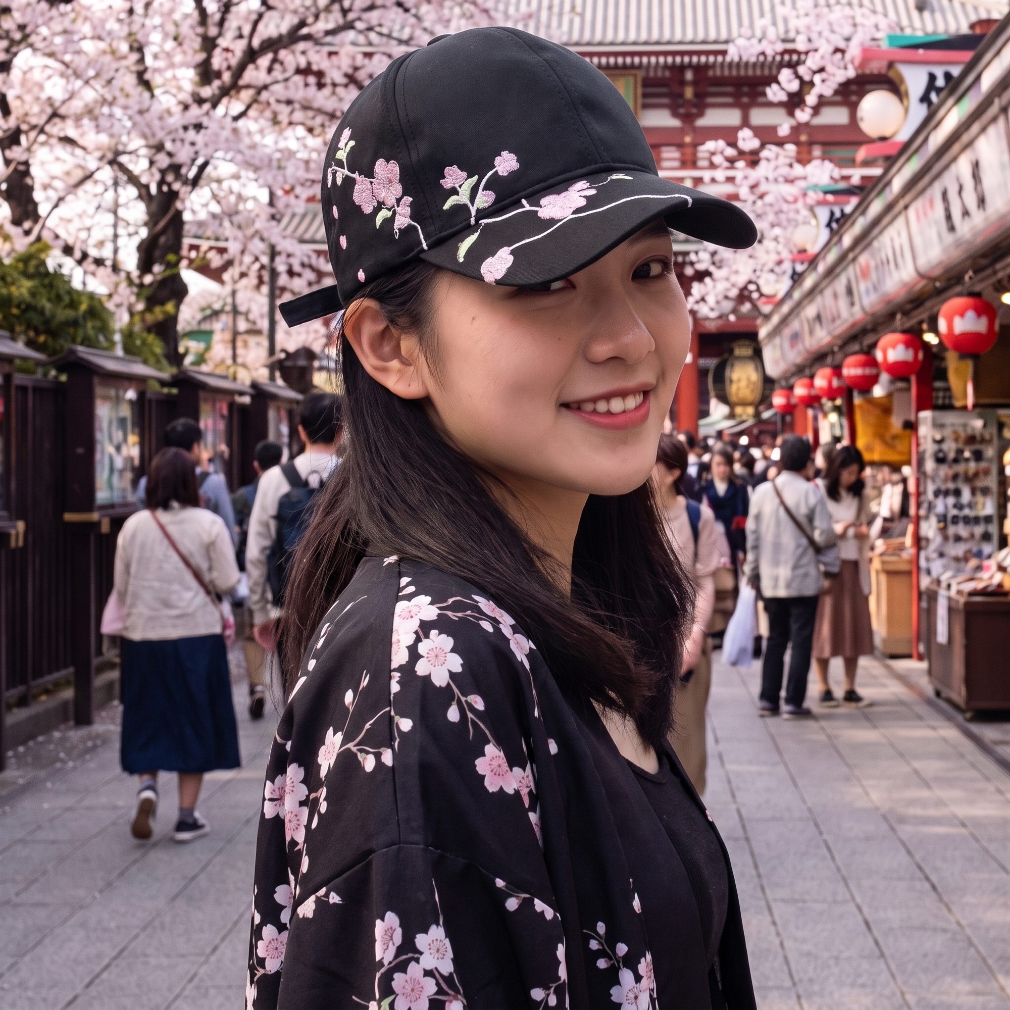 Japanese Sakura Cap