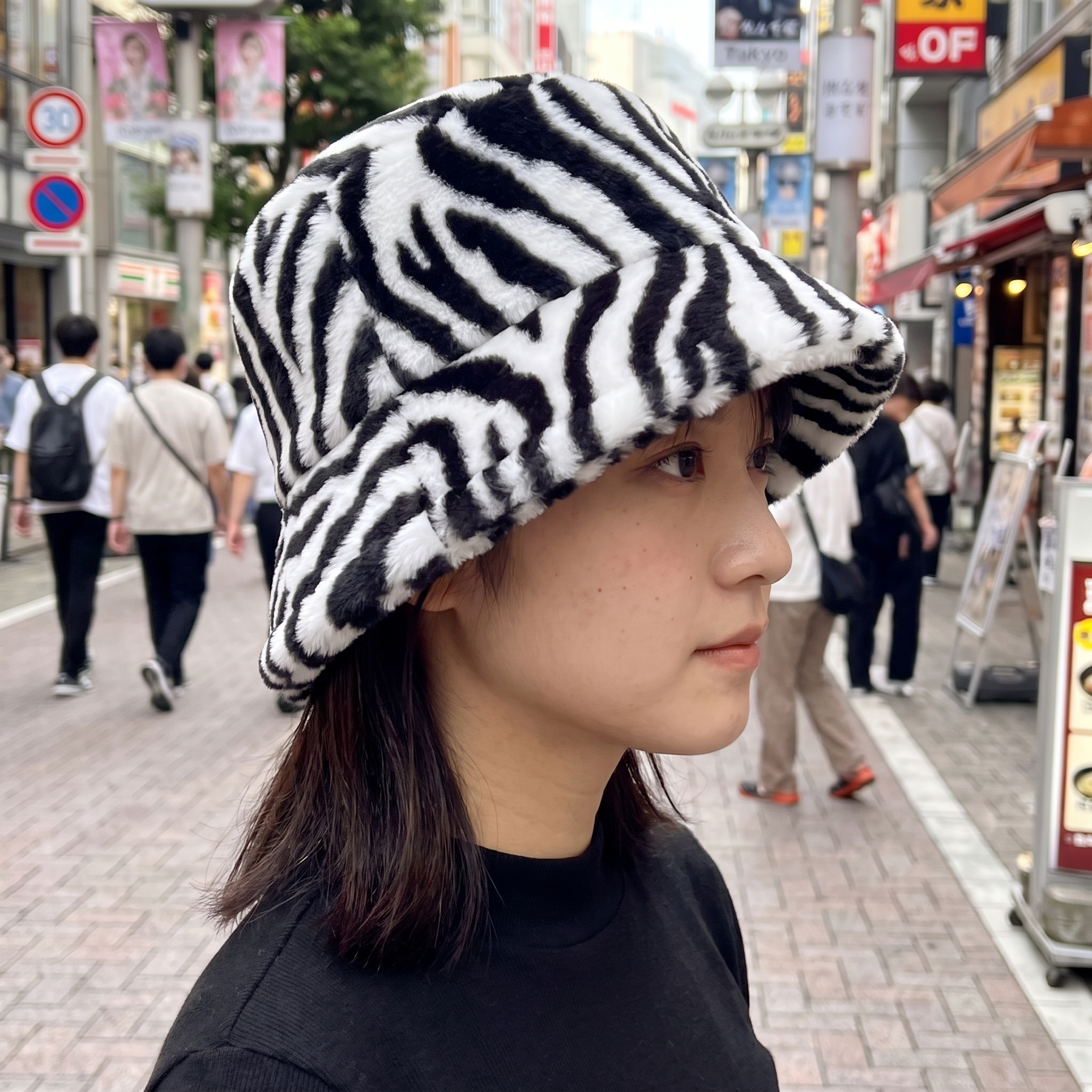 Japanese Winter Bucket Hat
