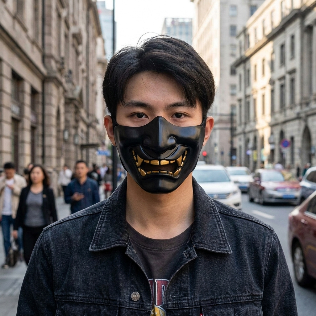 Japanese Oni Samurai Mask