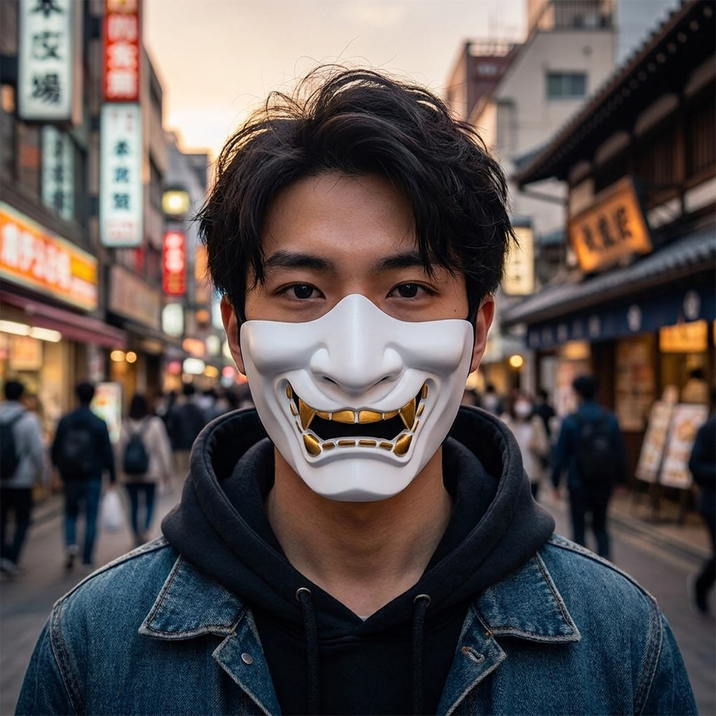 Japanese Half </br> Mask