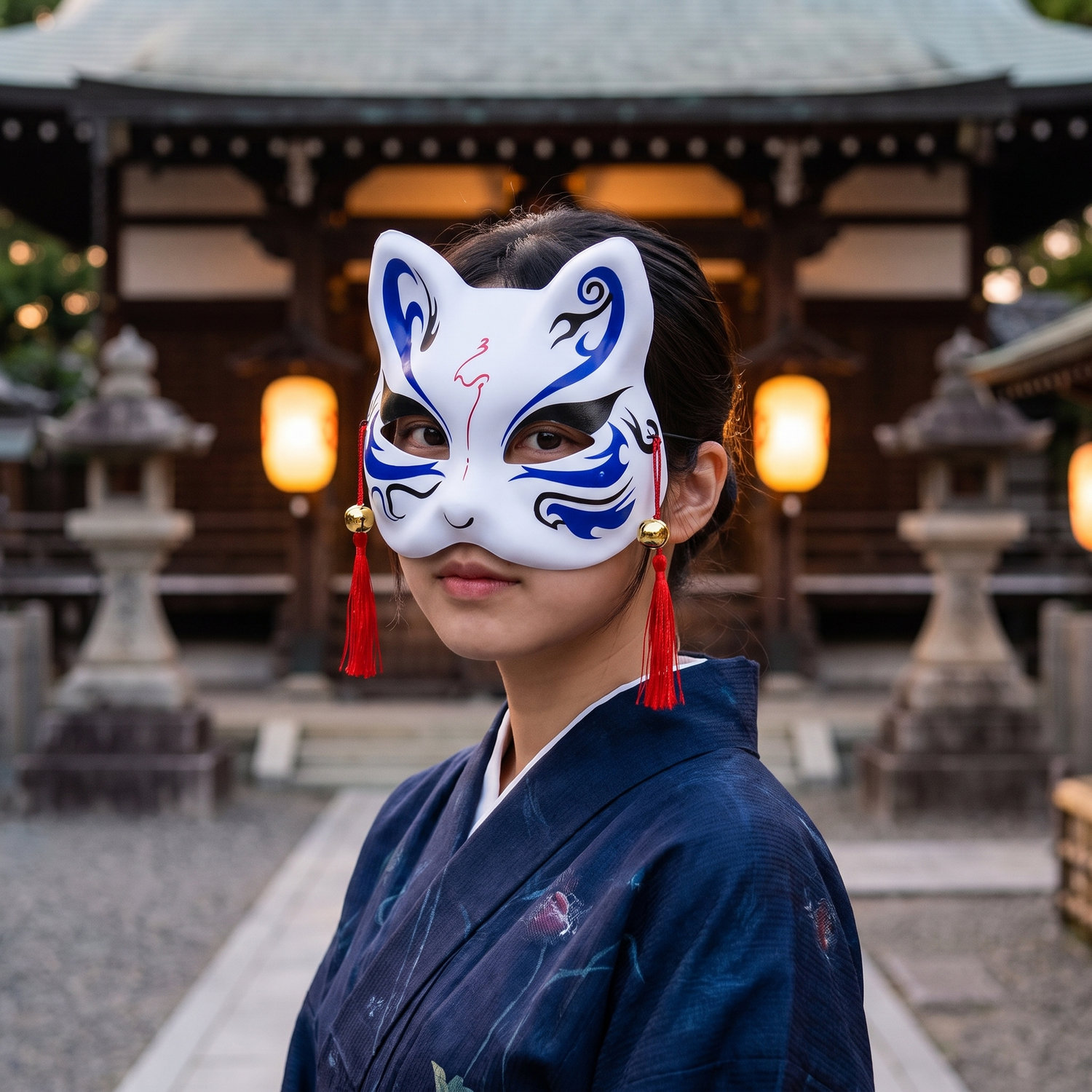 Japanese Kitsune Mask
