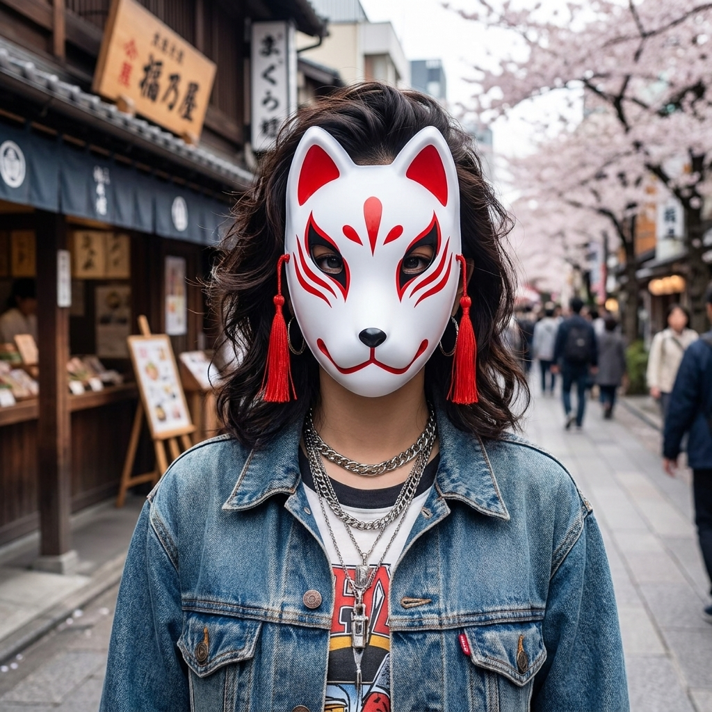 Japanese Fox Mask Kitsune