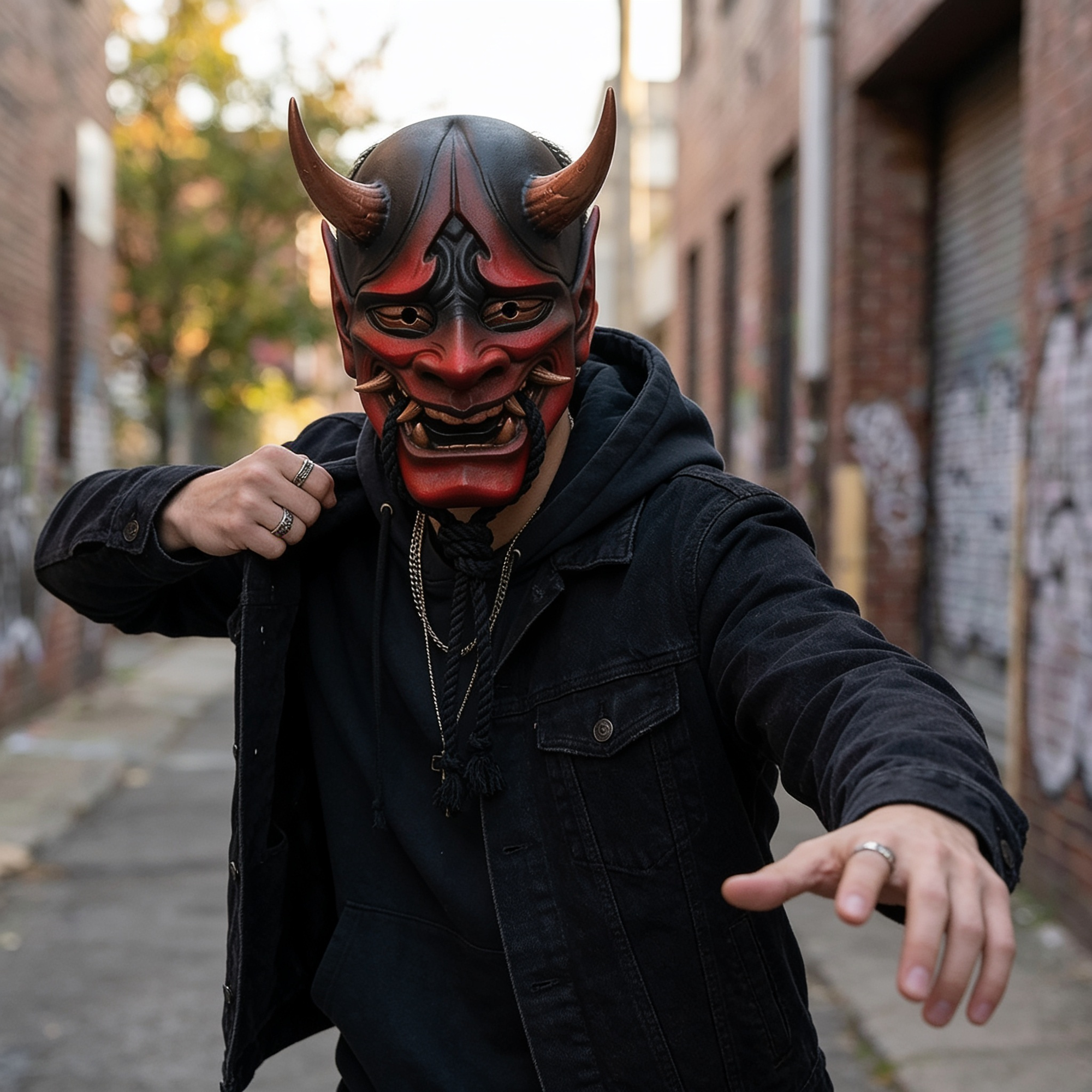 Japanese Prajna Oni Mask