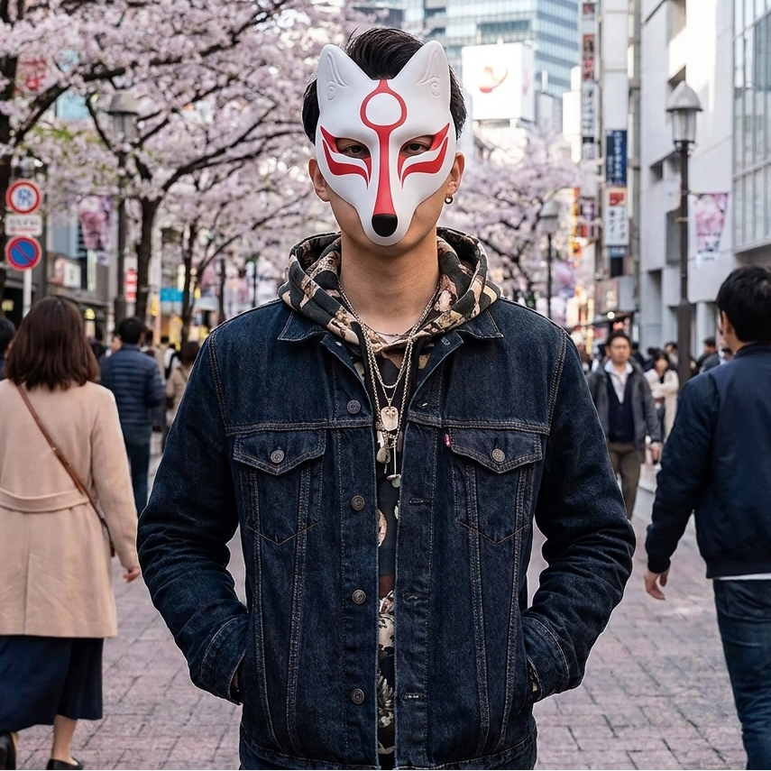 Japanese Anime Cosplay Mask