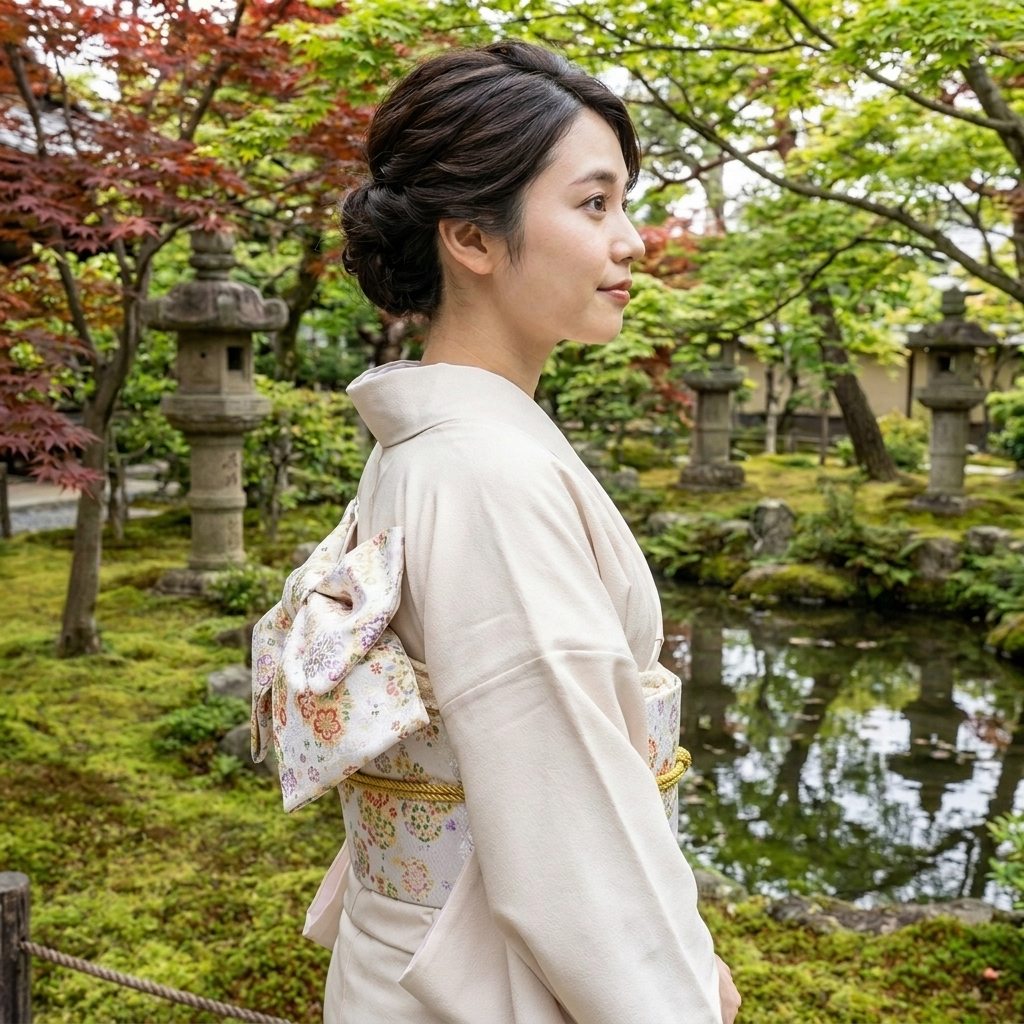 Pink Kimono Belt Womens Obi
