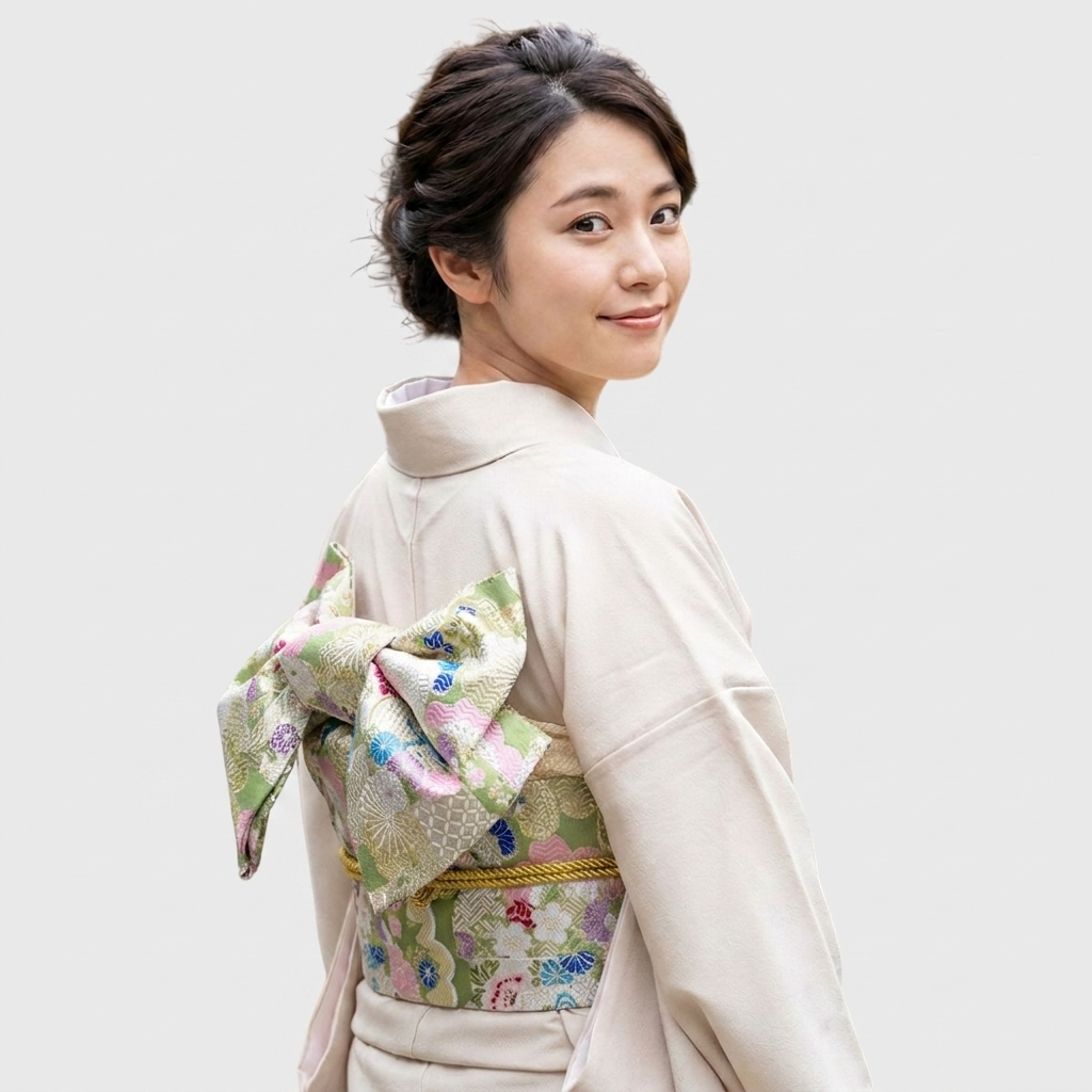 Flower Kimono Belt Womens Obi